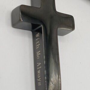 Cremation Cross Necklace for Ashes Stainless Steel Cross Urn Necklace Ashes